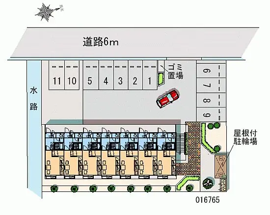 ★手数料０円★菊川市加茂　月極駐車場（LP）